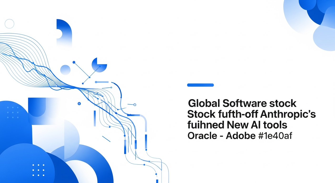 Anthropic의 새로운 AI 도구에 힘입어 글로벌 소프트웨어 주식 매도세 확산—Oracle, Adobe 등