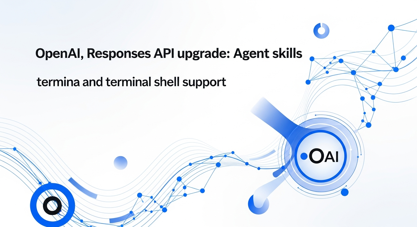 OpenAI, Responses API 업그레이드: 에이전트 스킬 및 터미널 셸 지원